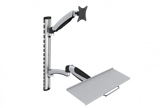 Nástenné rameno pre monitor a klávesnicu, max. 27", max. 8kg, otočné 360°