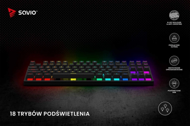 Mechanická klávesnica RGB Tempest X2