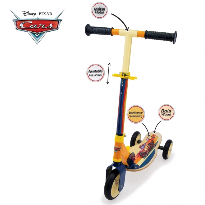 Drevená trojkolka SMOBY s licenciou Cars
