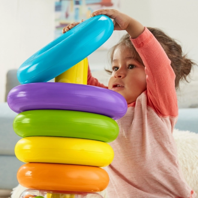 Veľká pyramída z krúžkov Fisher-Price