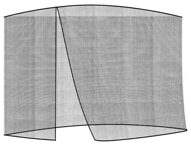 Moskytiéra na záhradný slnečník 3m - čierna