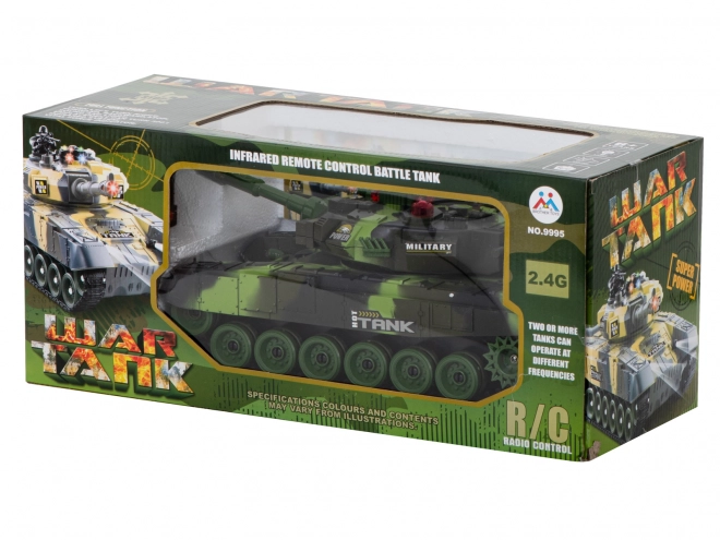 RC tank 9995 diaľkové ovládanie 2,4 GHz zelený