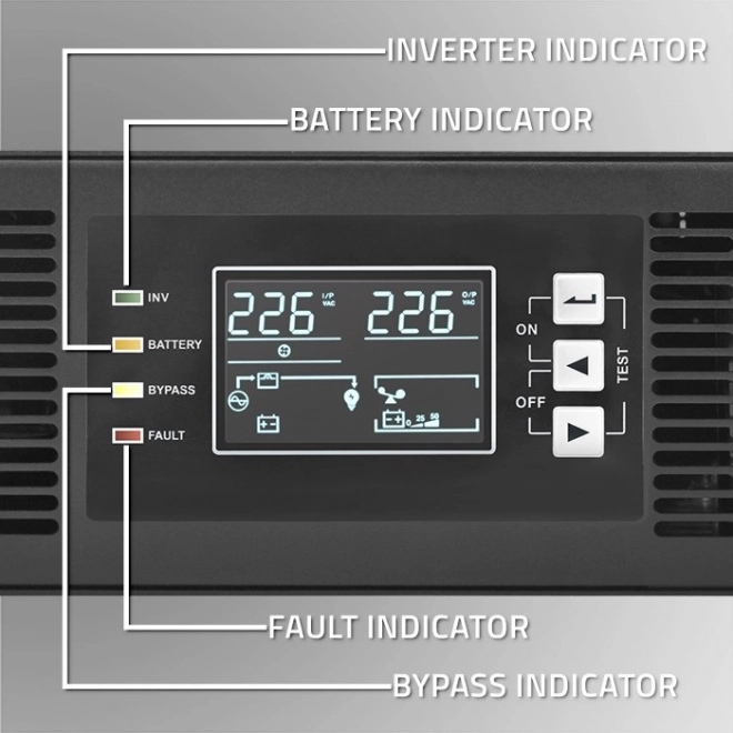 Záložný zdroj UPS RACK 2kVA 2000W