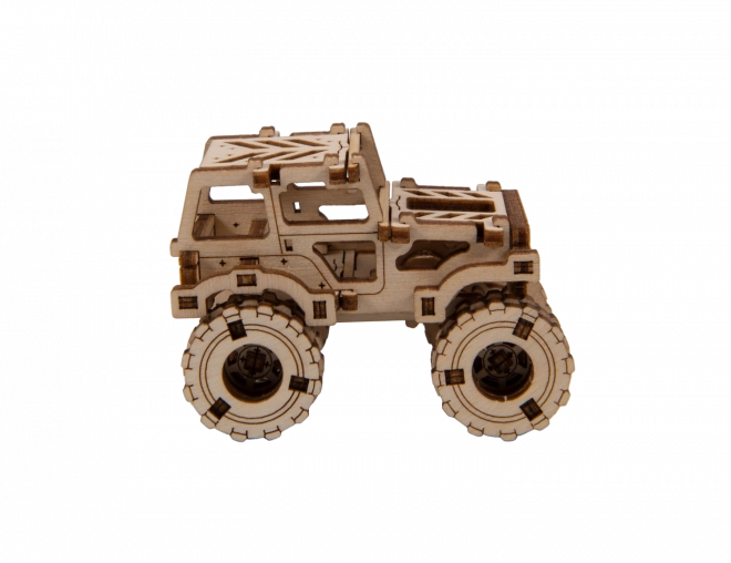 Drevené 3D puzzle Monster Truck Superfast