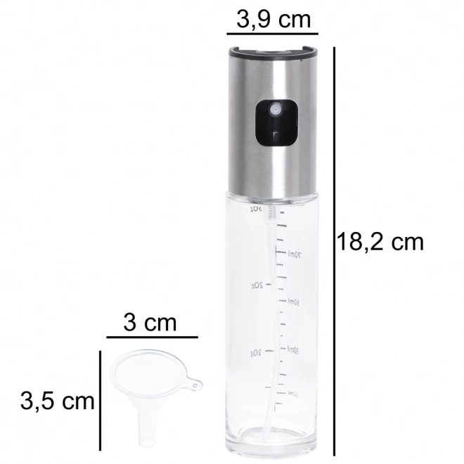 Rozprašovač oleja so stupnicou 100 ml