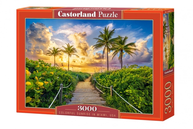 Puzzle Východ slnka v Miami 3000 dielikov