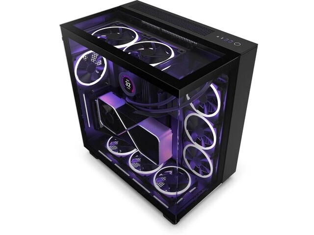 Počítačová skriňa s oknom NZXT H9 Elite Čierna