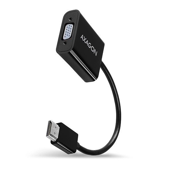 Aktívny adaptér HDMI na VGA s audio výstupom AXAGON