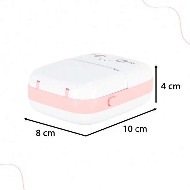 Mini termálna tlačiareň – Ružová mačka
