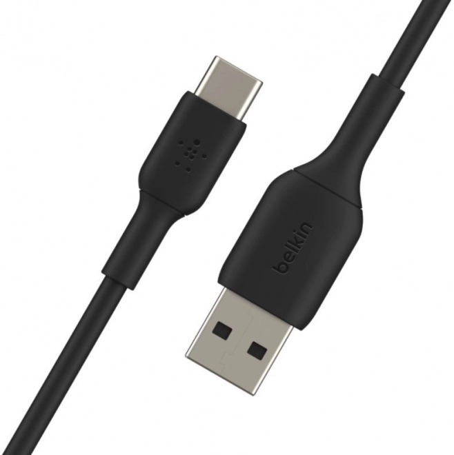 Čierny PVC kábel USB-C 15 cm