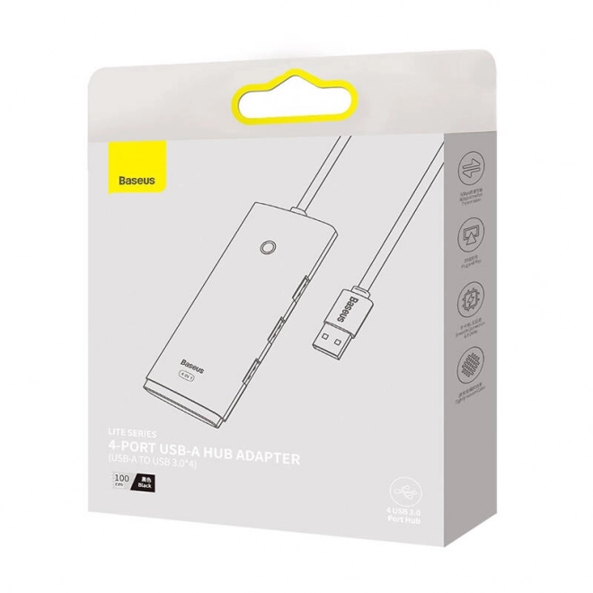 Rozbočovač Baseus Lite Series USB 4v1