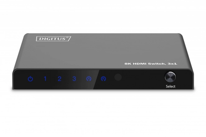 Preklápač HDMI 8K 3x1 s diaľkovým ovládaním