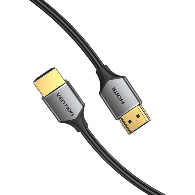 Ultra tenký kábel HDMI Vention 1.5m 4K 60Hz sivý