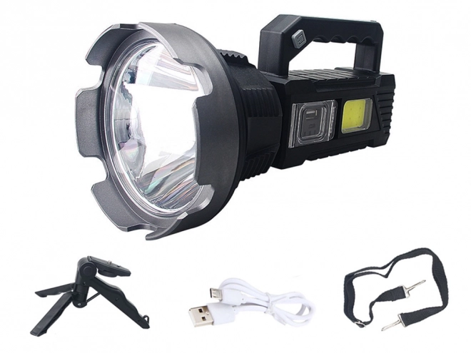 Stojací reflektor CREE LED XHP50 s powerbankou