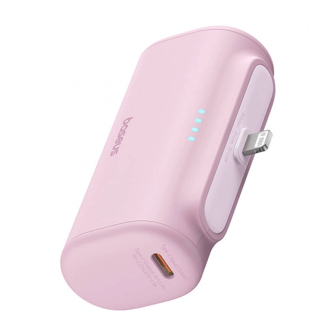 Kompaktná powerbanka Baseus 5000mAh 20W ružová