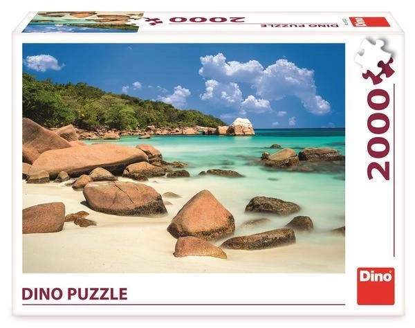 Dino Puzzle Pláž 2000 Dielikov