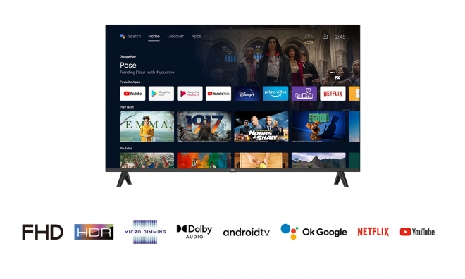 LED televízor 40 palcov