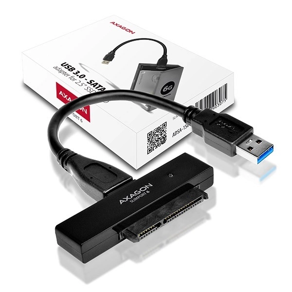 USB 3.0 Adaptér na SSD/HDD 2,5" s puzdrom