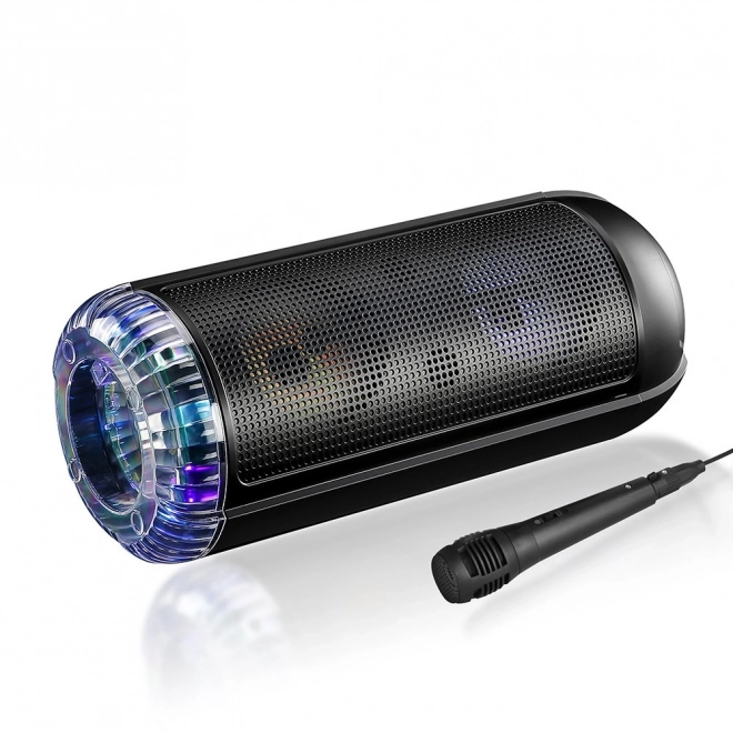 Bluetooth reproduktor s karaoke a osvetlením