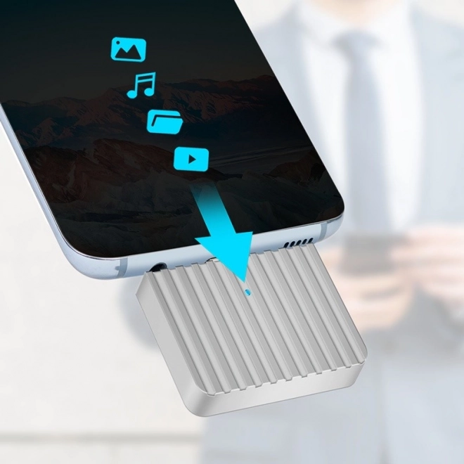 Ultrakompaktné puzdro USB-C pre SSD NVMe