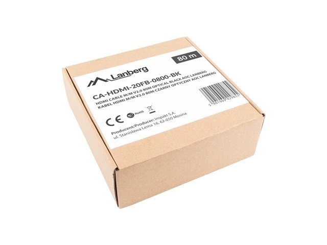 Lanberg ultra vysokorýchlostný HDMI kábel 80m
