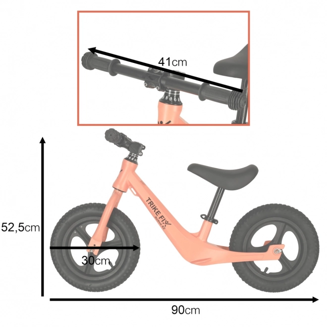 Bezpečnostný bicykel Trike Fix Active X2 oranžový