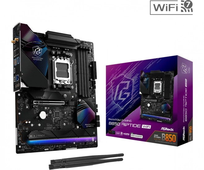 Dosková hra ASRock Phantom Gaming Riptide WiFi AM5 ATX