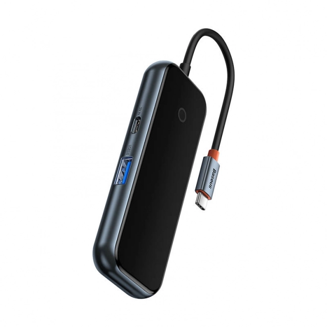 Adaptér Baseus Hub USB-C na 4xUSB 3.0 tmavošedý