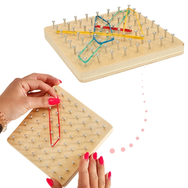 Drevená Geoboard