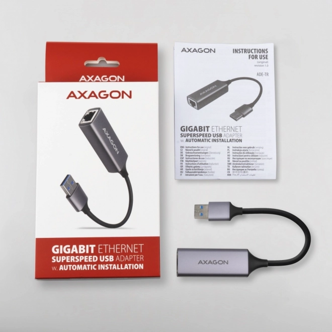 Axagon sieťový adaptér Ethernet USB Type A 3.2 Gen 1