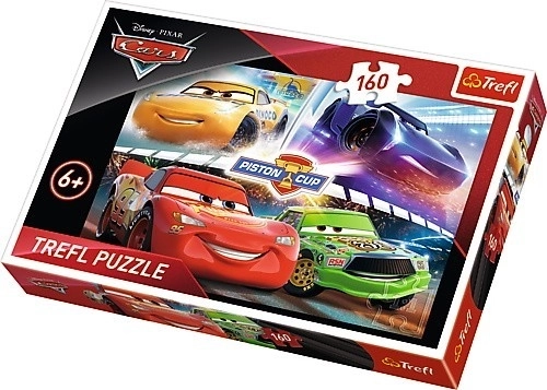 Puzzle 160 dielikov Cars 3 - Víťazný pretek