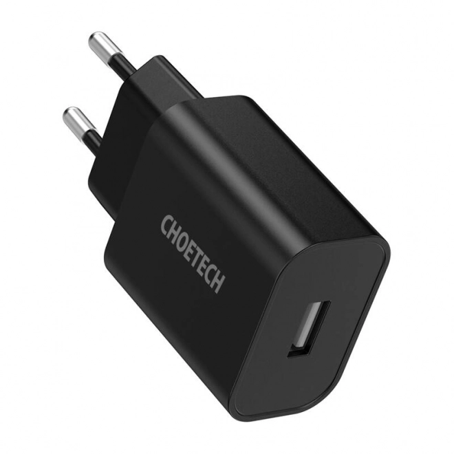 Nabíjačka Choetech 12W USB-A čierna