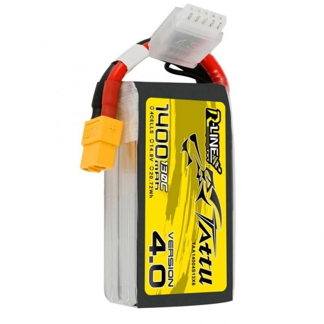 Akumulátor LiPo Tattu R-Line 1400mAh 14.8V 130C