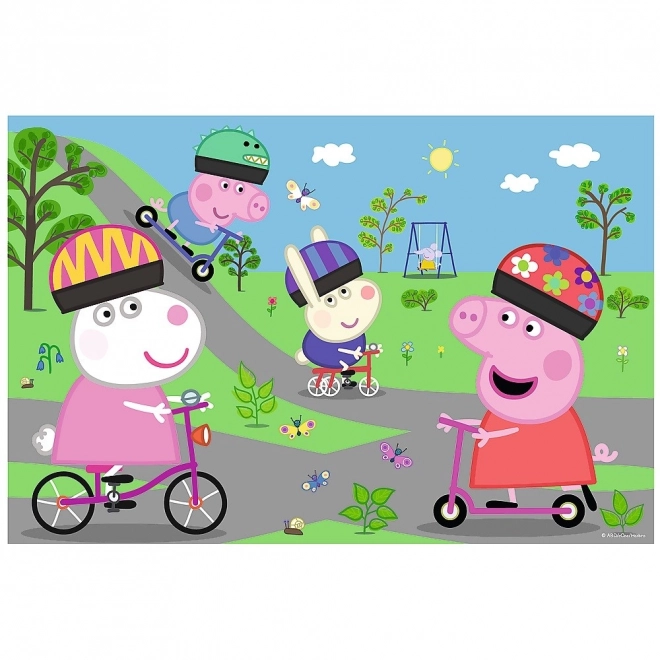 Puzzle Peppa Pig: Aktívny deň MAXI 24 dielikov