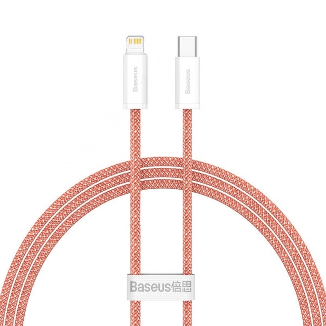 Kábel USB-C na Lightning Baseus Dynamic 20 W 1 m oranžový