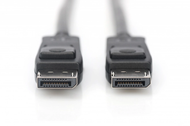 Kábel DisplayPort s uzamknutím 8K UHD Typ DP/DP čierny 2m