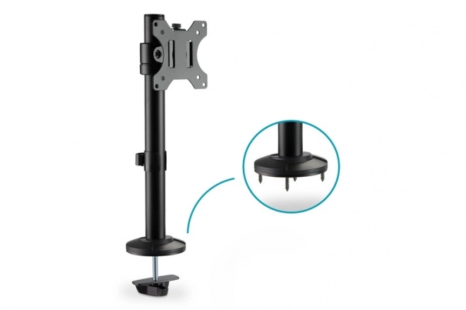 Ergonomický čierny stolový držiak na monitor