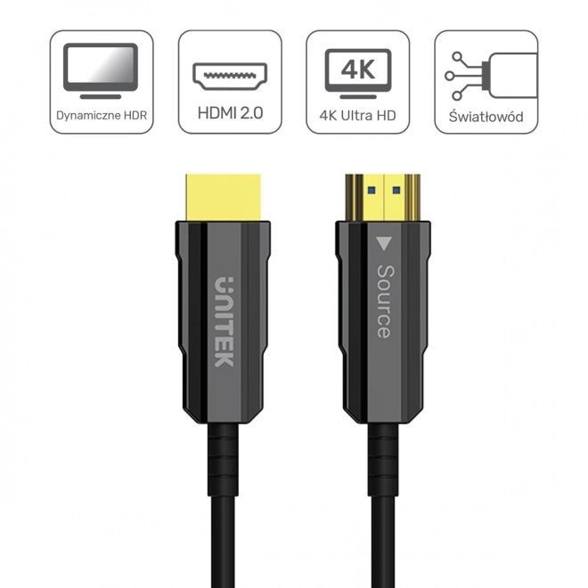 Optycký HDMI kábel 4K 60Hz 25m