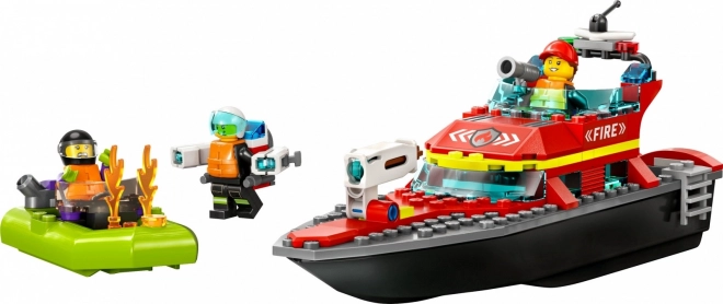 LEGO® City 60373 Hasičská záchranná loď a čln