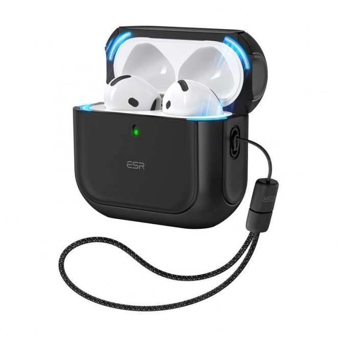 AirPods 4 puzdro Orbit Hybrid čierne