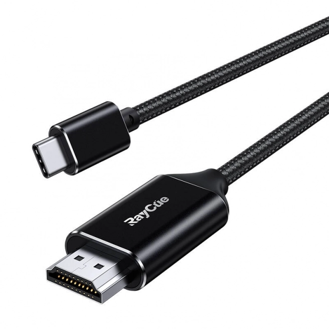 USB-C na HDMI 2.1 4k60Hz kábel, 2m (čierny)