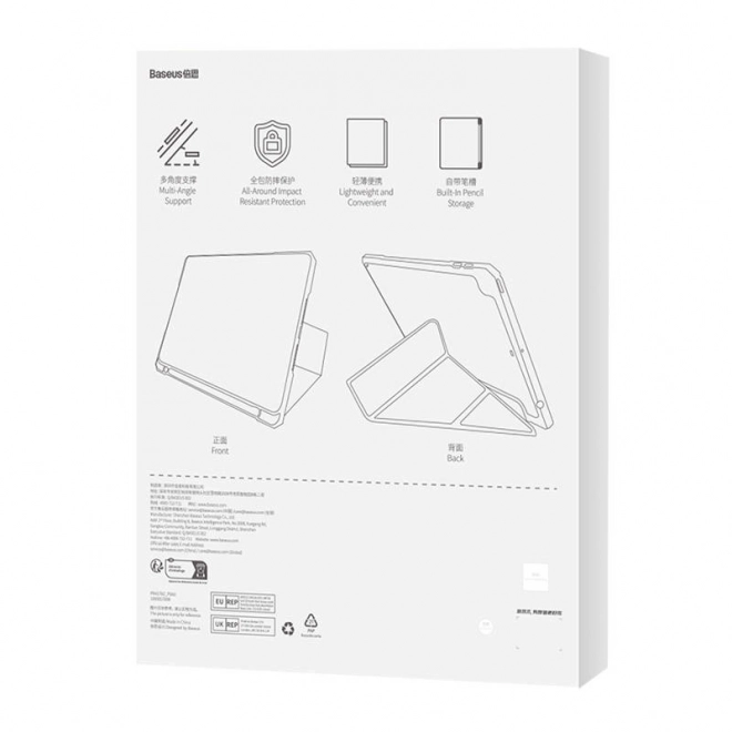 Baseus Minimalist séria ochranné puzdro pre iPad 10,2" fialové