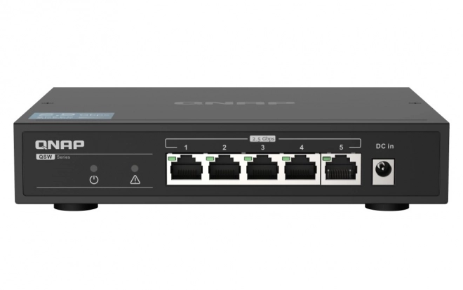Sieťový prepínač QNAP QSW-1105-5T s 5 portami 2,5 GbE
