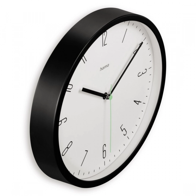 Nástenné hodiny Capri 25 cm čierne