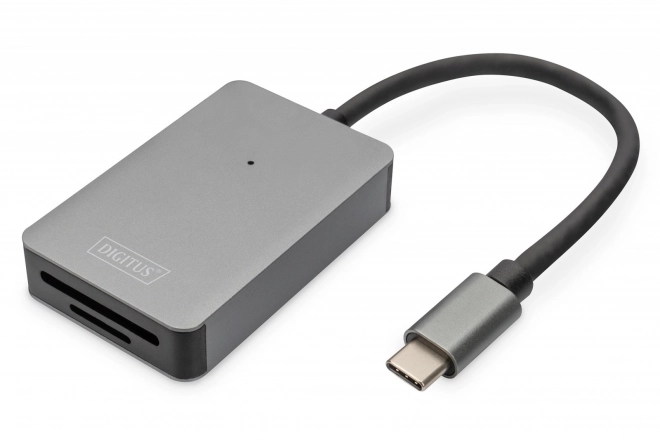 Čítačka kariet USB-C 2-portová vysokorýchlostná SD4.0 TF4.0 hliníková šedá