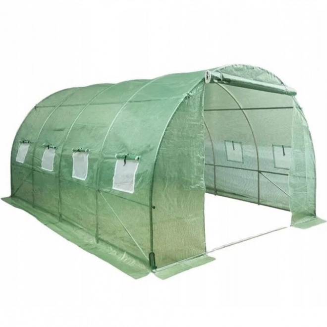 Záhradný fóliový tunel skleník 4x2,5x2m 10m² zelený