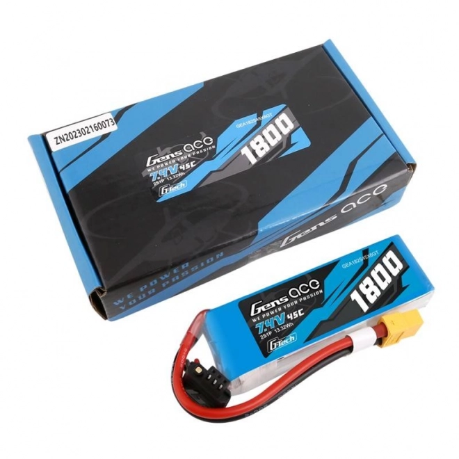 Gens Ace G-Tech LiPo 1800mAh 7.4V 45C Batéria