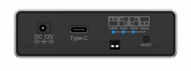 Externe RAID obal pre 2,5" SATA HDD s USB 3.2 Gen 2