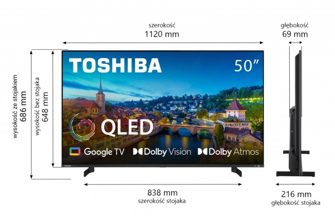QLED Televízia 50 palcov