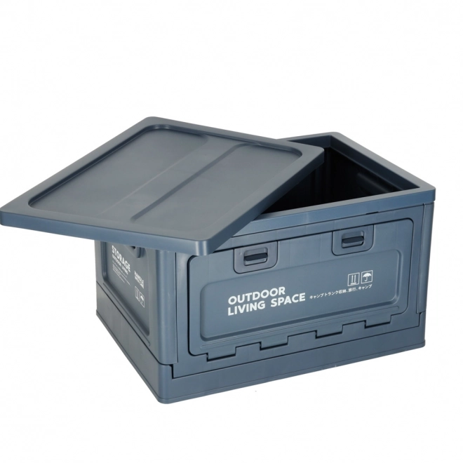 Campingová krabica - skladací box 25l modrá